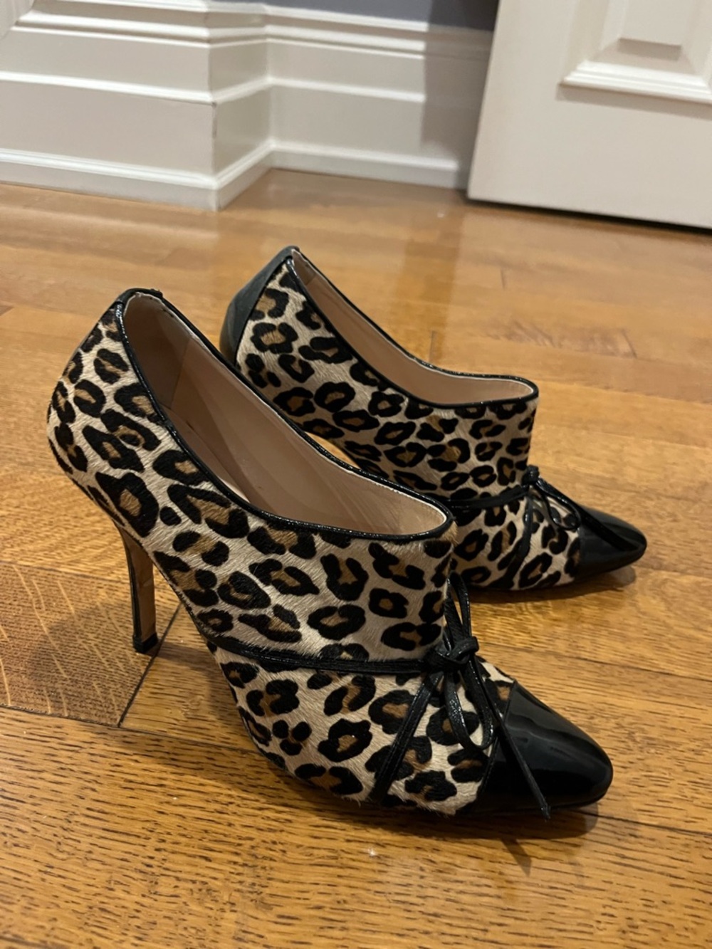 Manolo Blahnik Leopard-Print Heels
